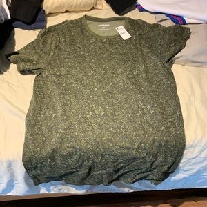 Express Men Green Speck T-Shirt